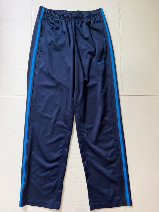 Nike Other - VTG Nike Mens Small Embroidered Swoosh Track Pants‎ Drawstring Y2k Blue Pockets